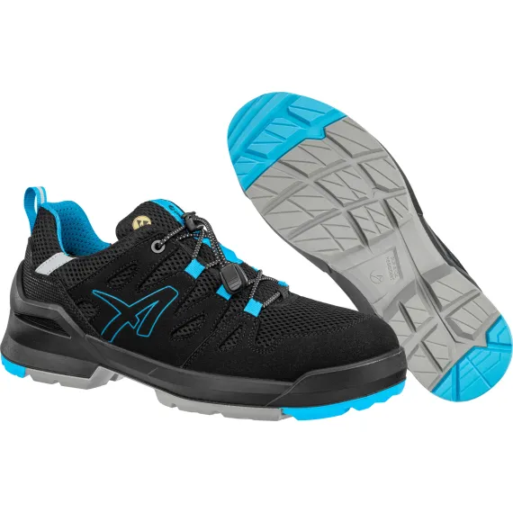 Albatros Fastpack Black/Blue Low S1PL ESD FO SR munkavédelmi cipő - 45 - fekete/kék, Szín: fekete/kék, Méret: 45