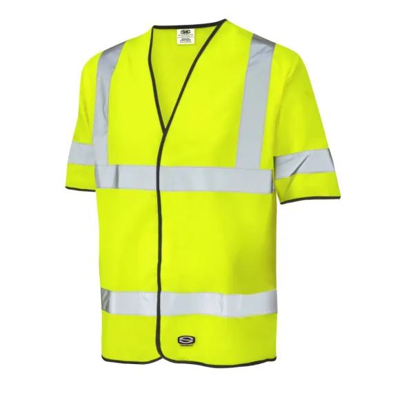 Sir Safety System SPACE jól láthatósági rövid ujjú mellény - 3XL - sárga, Szín: sárga, Méret: 3XL