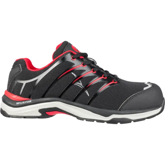 Albatros Twist Red Wns Low S1P ESD HRO SRC munkavédelmi cipő - 38 - Fekete/piros, Szín: fekete/piros, Méret: 38