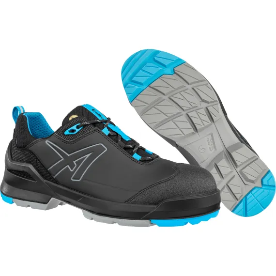 Albatros Taraval Black/Blue Low S3L ESD FO SR munkavédelmi cipő - 43 - fekete/kék, Szín: fekete/kék, Méret: 43