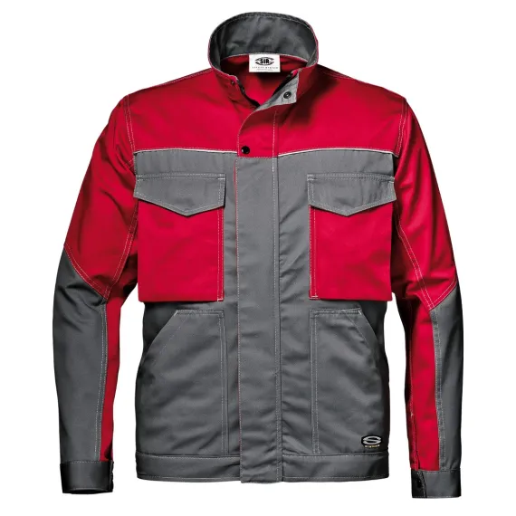Sir Safety System Fusion Massau munkakabát - 58 - szürke/piros, Szín: szürke/piros, Méret: 58