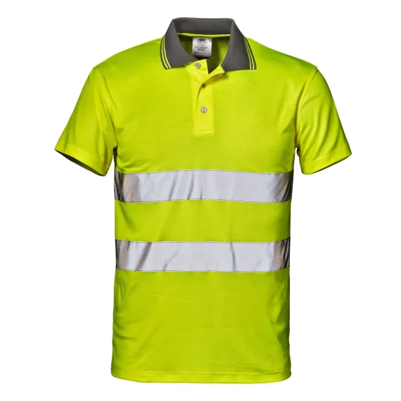 Sir Safety System MISTRAL jól láthatósági galléros póló - XL - sárga, Szín: sárga, Méret: XL