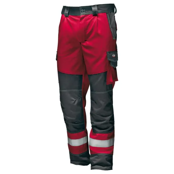 Sir Safety System Polytech Plus multifunkcionális nadrág - 50 - piros/szürke, Szín: piros/szürke, Méret: 50