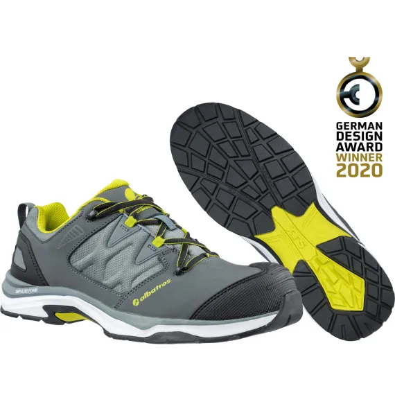 Albatros Ultratrail Grey Low S3 ESD HRO SRC munkavédelmi cipő - 42 - szürke, Szín: szürke, Méret: 42
