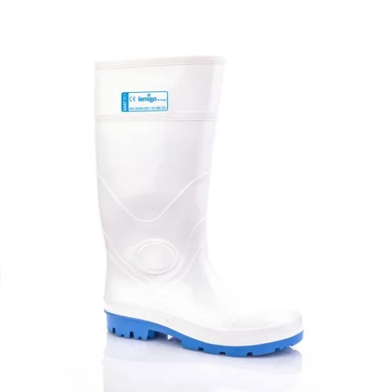 Lemigo Bart S5 SRC PVC hosszúszárú csizma - 46 - fehér, Szín: fehér, Méret: 46