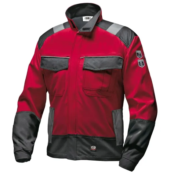 Sir Safety System Polytech Plus multifunkcionális kabát - 58 - piros/szürke, Szín: piros/szürke, Méret: 58