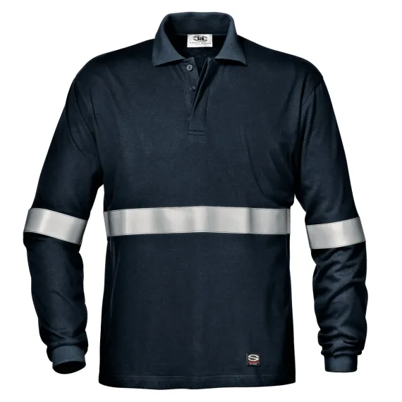 Sir Safety System GINKO multinorm hosszú ujjú pólóing - 3XL - tengerészkék, Szín: tengerészkék, Méret: 3XL