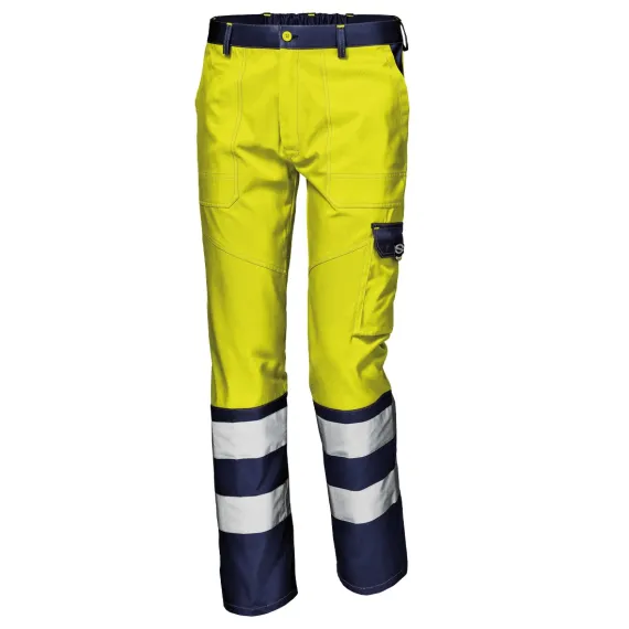 Sir Safety System MISTRAL jól láthatósági nadrág - 60 - sárga/kék, Szín: sárga/kék, Méret: 60