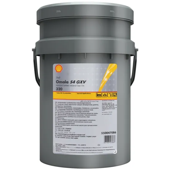 Shell Omala S4 GXV 320 ipari olaj 20L