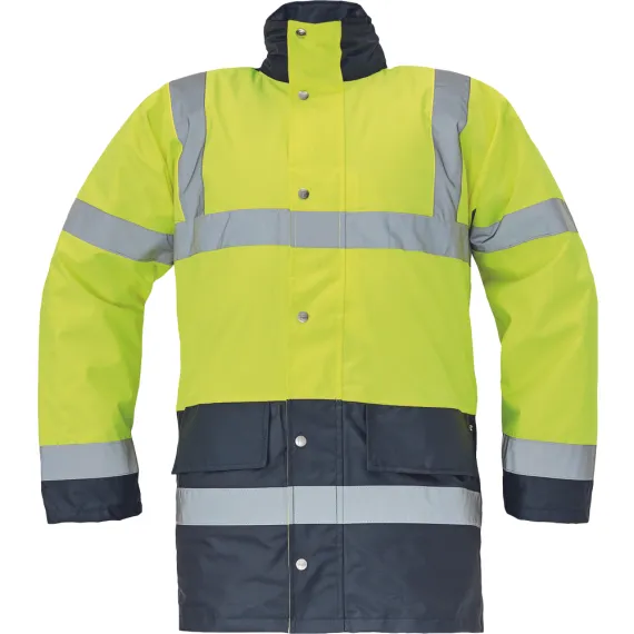 SEFTON kabát HV sárga/navy XXXL, Szín: sárga, Méret: 3XL