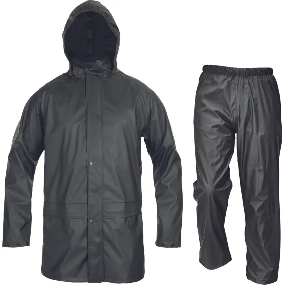 SIRET PU esőöltöny fekete XXXL, Szín: fekete, Méret: 3XL