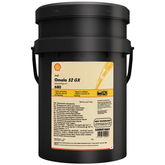Shell Omala S2 GX680 Ipari Kenőanyag 20L