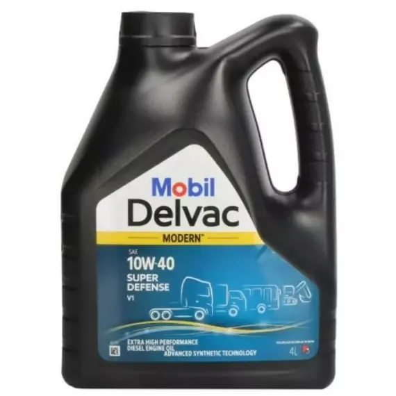 Mobil Delvac Modern 10W-40 Super Defense V1 - 4L, Kiszerelés: 4 L