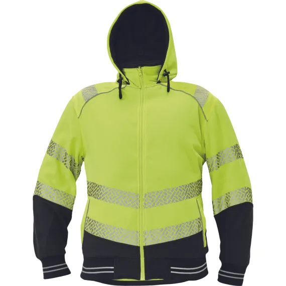 KNOXFIELD PRF HV 2in1 kardigán sárga XL, Szín: sárga, Méret: XL