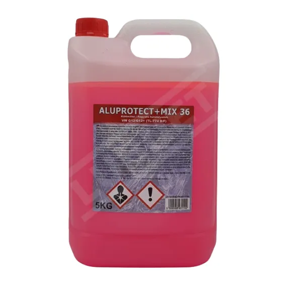 ALU PROTECT +MIX 36 G12 Fagyálló hűtőfolyadék 5kg (-36°C-rózsaszín)