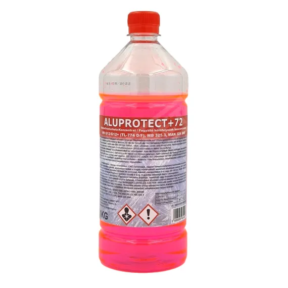 ALU PROTECT +72 G12 Fagyálló hűtőfolyadék 1kg (-72°C-rózsaszín)