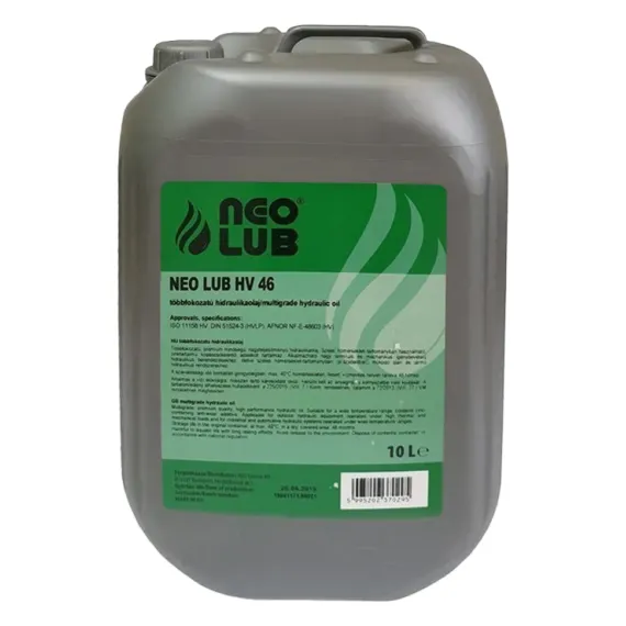NEO LUB HV 46 hidraulika olaj 10L