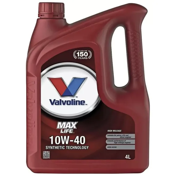 VALVOLINE MAXLIFE 10W-40 Motorolaj 4L