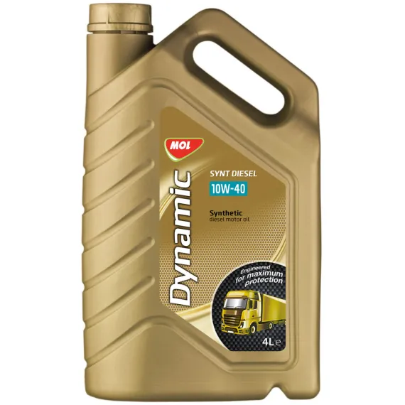 MOL Dynamic Synt Diesel 10W-40 4L Tgk. motorolaj