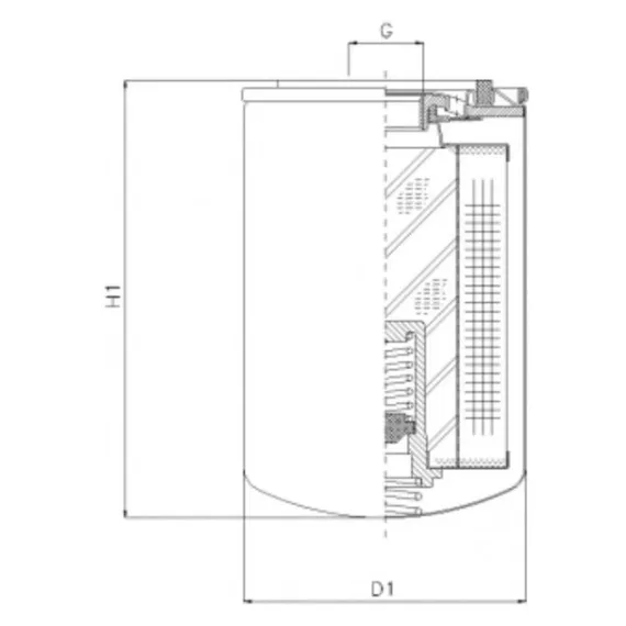 Filtrec A221T60BM hidraulika szűrő