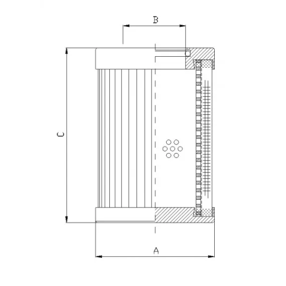Filtrec D112T25B hidraulika szűrő