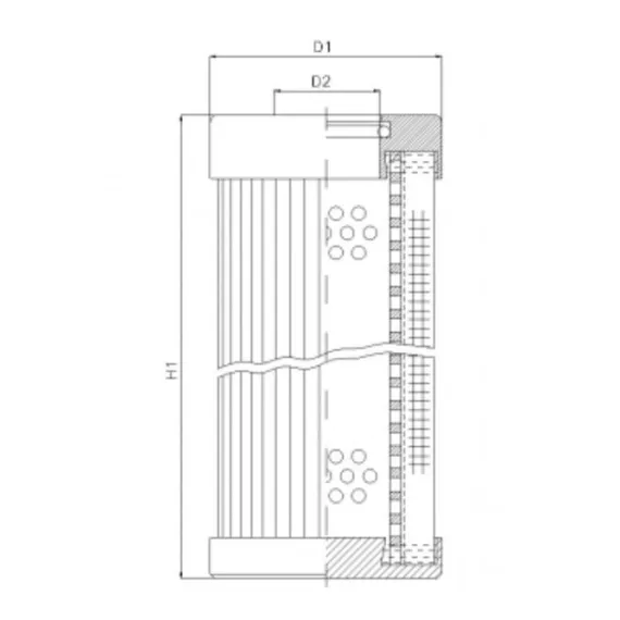 Filtrec D113G06B hidraulika szűrő