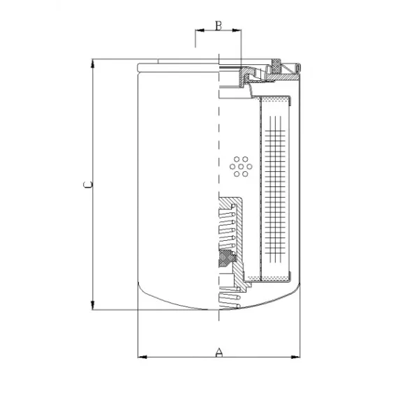 Filtrec A210G25BM hidraulika szűrő