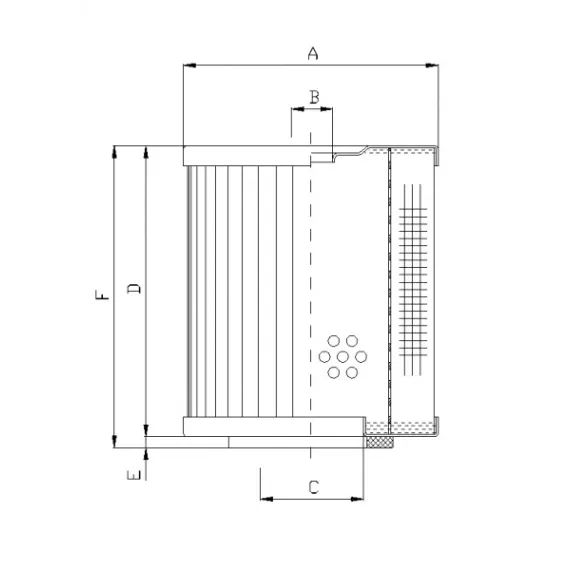 Filtrec D240C10 hidraulika szűrő