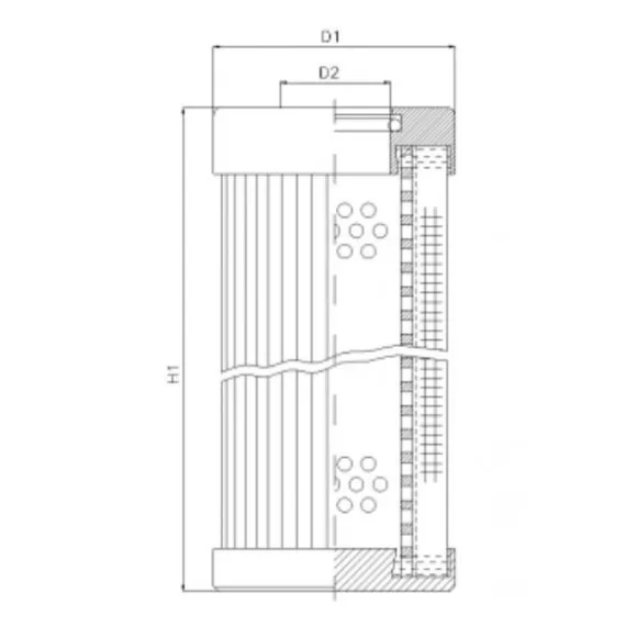 Filtrec D121T10B hidraulika szűrő