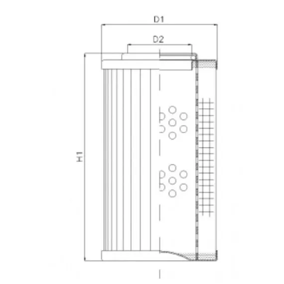 Filtrec D123C10A hidraulika szűrő