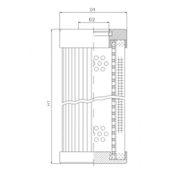 Filtrec D111T10B hidraulika szűrő