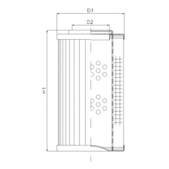 Filtrec D112T40A hidraulika szűrő