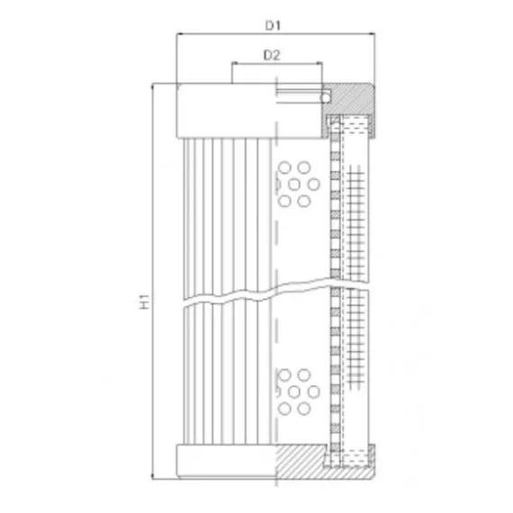Filtrec D120T10B hidraulika szűrő