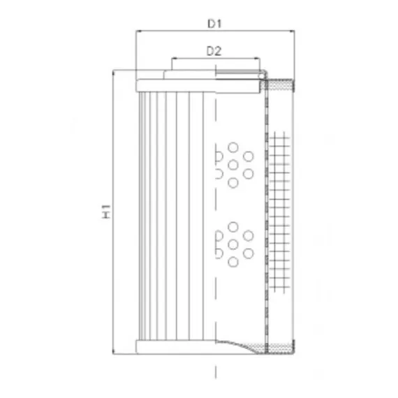 Filtrec D122C25A hidraulika szűrő