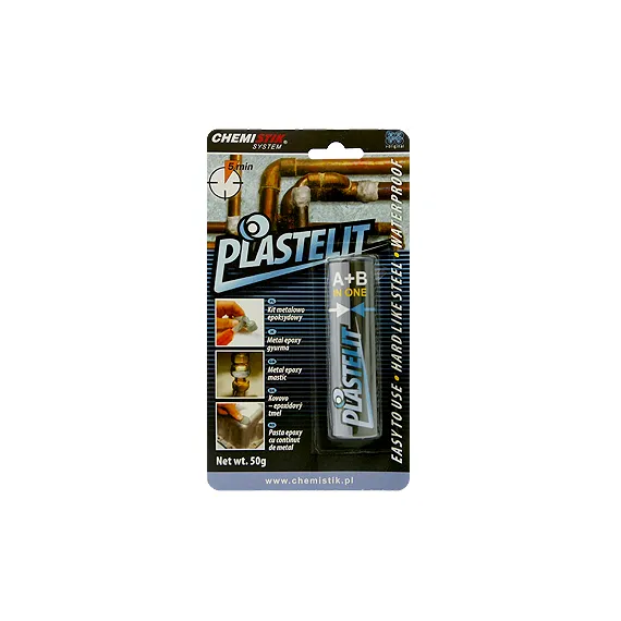 CHEMISTIK PLASTELIT 2k. FÉM GYURMA 50g. 260Cels.