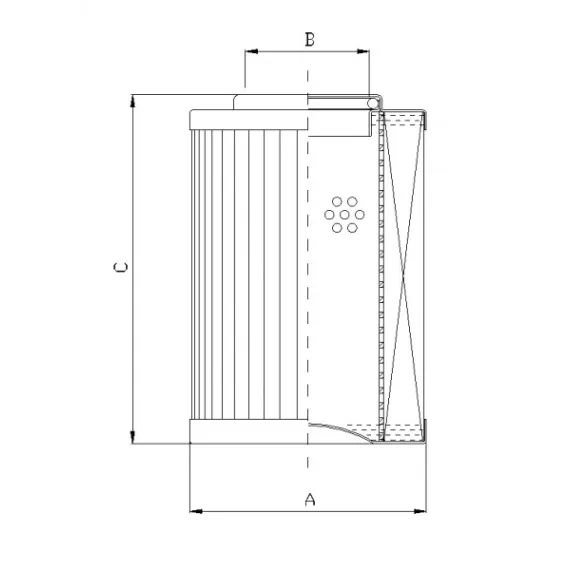 Filtrec D140C25A hidraulika szűrő