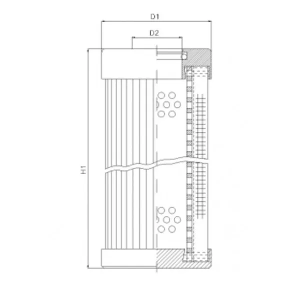 Filtrec D112T40B hidraulika szűrő