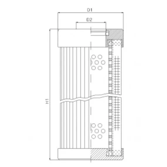 Filtrec D122T25B hidraulika szűrő