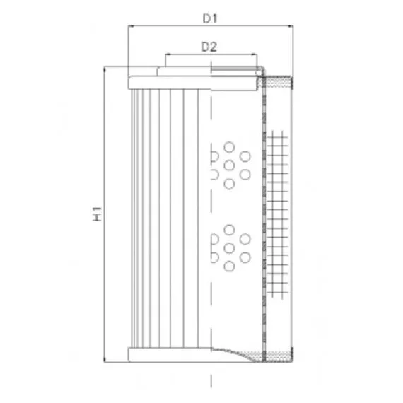 Filtrec D122T60A hidraulika szűrő