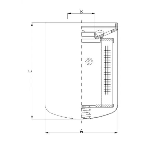 Filtrec A150T125 hidraulika szűrő