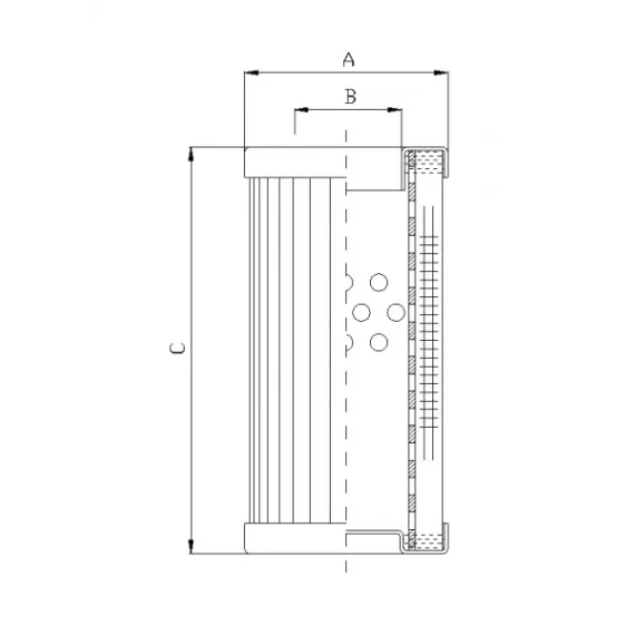 Filtrec DMD0045B500B hidraulika szűrő