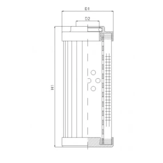 Filtrec DLD240T10B hidraulika szűrő