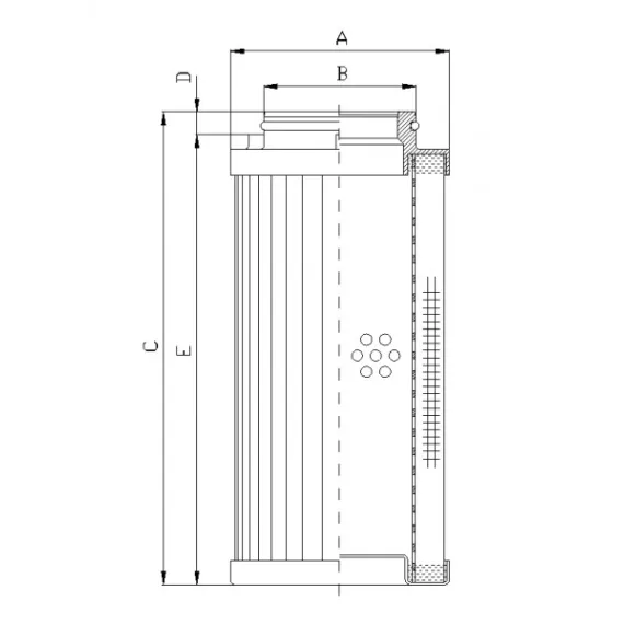 Filtrec D730G03A hidraulika szűrő