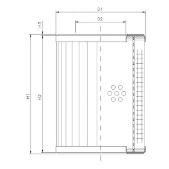 Filtrec DMD070B10B hidraulika szűrő