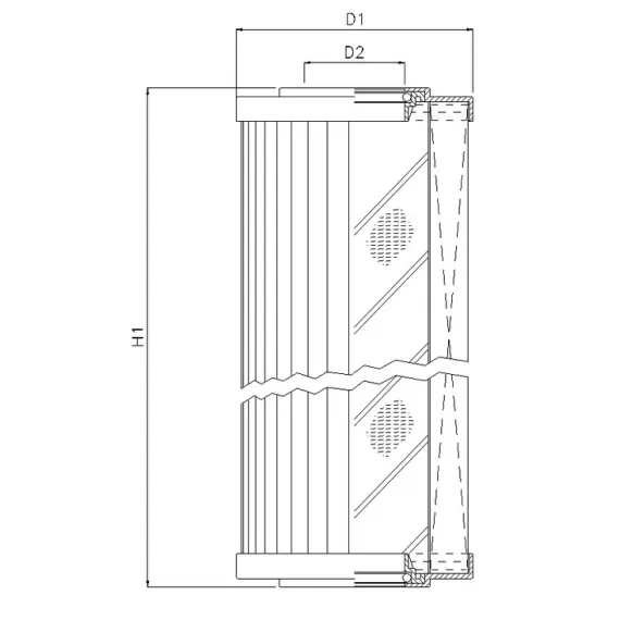 Filtrec D651T10A hidraulika szűrő