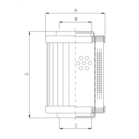 Filtrec D660G03A hidraulika szűrő