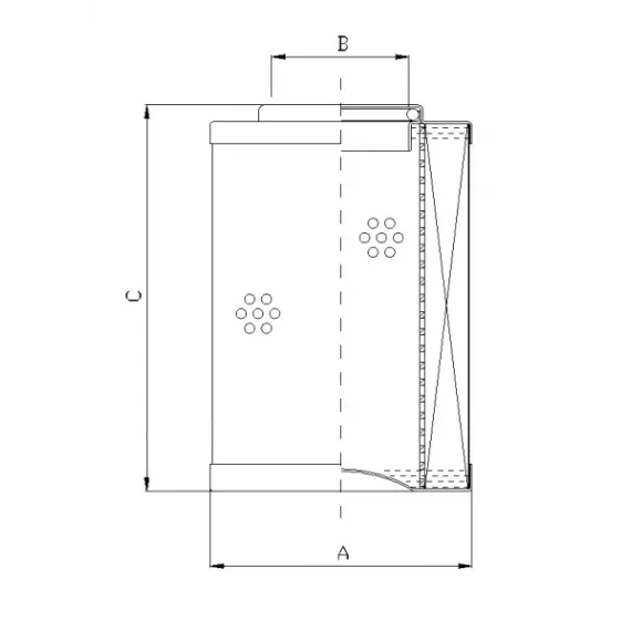 Filtrec D861C25A hidraulika szűrő