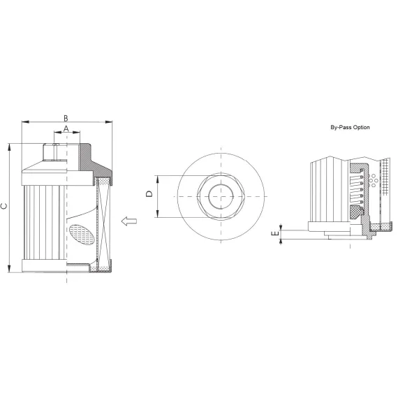 Filtrec FS189B7T125 hidraulika szűrő