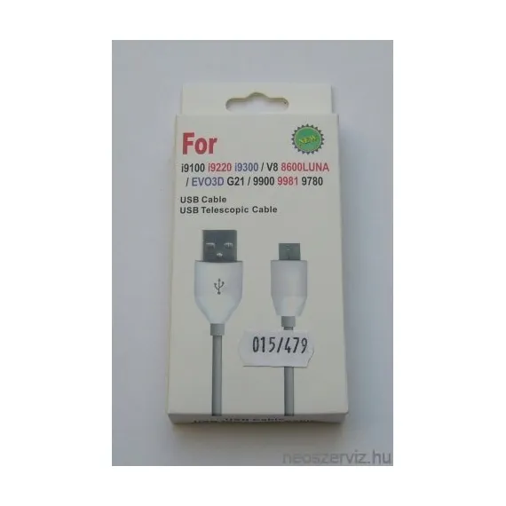 ADATKÁBEL MICRO USB 84797 WF722S XD088 SJX-1023