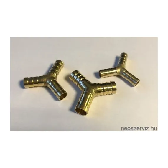 TOLDÓCSŐ FÉM "Y" ELÁGAZÁSOS átm:12mm